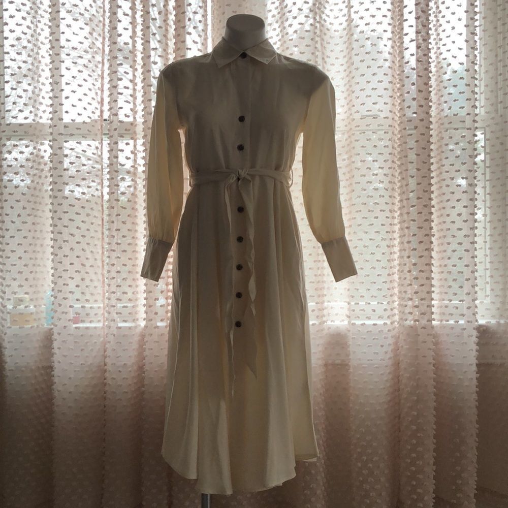 Banana Republic Belted Tencel Shirtdress - Picture 3 of 15